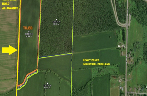 162 ACRES OF CASH CROP/INVESTMENT LAND NEAR LIMOGES EXIT OFF 417